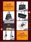 HERMES BIRKIN 30 (Pre-owned) - Black, Box calf leather, Ghw